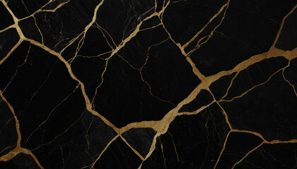 Black marble with Golden lines, natural black marble texture. White and yellow patterned natural details textured background for interior Home Decoration or product design .
