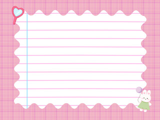 paper pink background