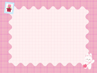 paper pink background