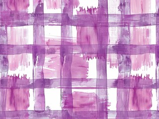 Lavender tranquil seamless playful hand drawn kidult woven crosshatch checker doodle fabric pattern cute watercolor stripes background texture 