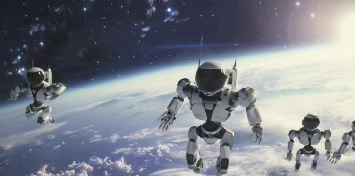 Robotic astronauts in space