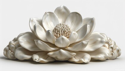 one magnolia flower