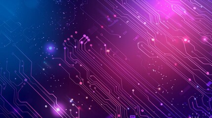 Circuit board technology modern abstract illustration tech background with space for your copy.