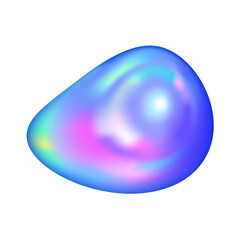 Abstract blue form for banner or website design. Shape to fill object background.