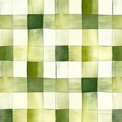 Olive tranquil seamless playful hand drawn kidult woven crosshatch checker doodle fabric pattern cute watercolor stripes background texture blank empty 