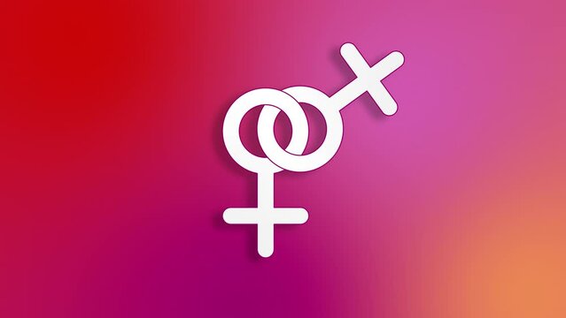 S&iacute;mbolo de lesbiana versi&oacute;n 2