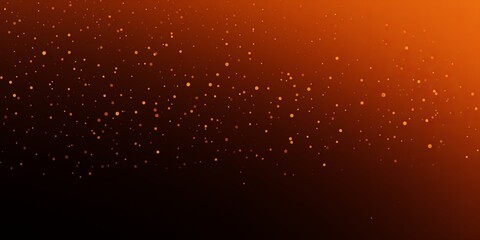 Fototapeta na wymiar Orange color gradient dark grainy background white vibrant abstract spots on black noise texture effect blank empty pattern with copy space for product 