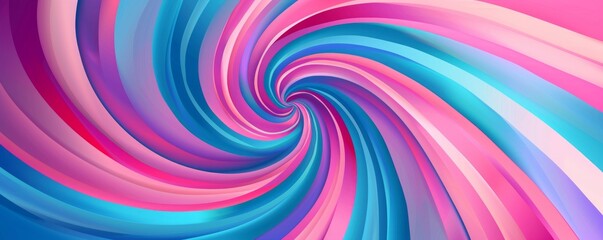Comic-inspired, vibrant pink and blue twisted stripes create an explosive and dynamic background. - obrazy, fototapety, plakaty