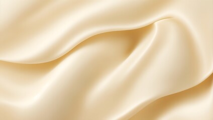 Obraz premium Soft satin elegance background. Creamy silk fabric with smooth and flowing waves.