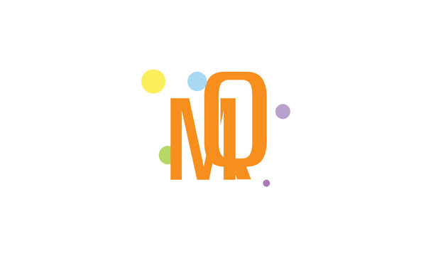 Alphabet letters Initials Monogram logo MQ, QM, M and Q