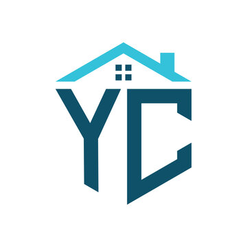 YC House Logo Design Template. Letter YC Logo for Real Estate, Construction or any House Related Business