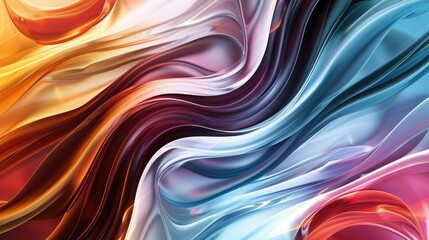 Flowing abstract background. template background for workflow layout, diagram, number options or web design - obrazy, fototapety, plakaty