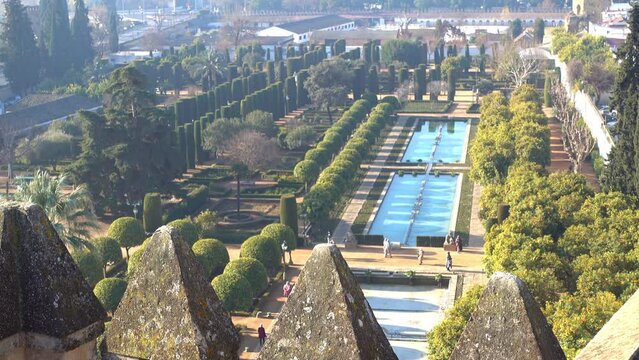 Castle of Christian Monarchs in Cordoba, Spain