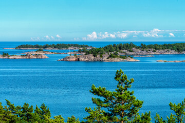 View of St. Anna archipelago in the Baltic Sea, Sweden