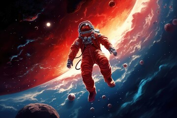 Astranaut space astronomy universe - obrazy, fototapety, plakaty