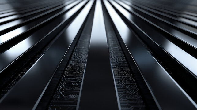 abstract background with black stripes, 3d wallpaper  - Powered by Adobe