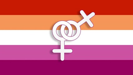 Símbolo de lesbiana versión 4