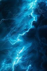 Blue lightning lines for background, visually striking
