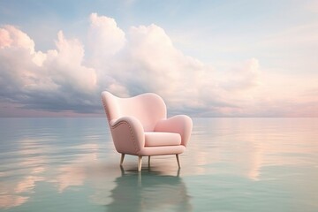 Photography armchair furniture outdoors scenery.