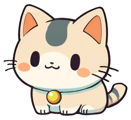 Obraz premium kitten cartoon illustration 2