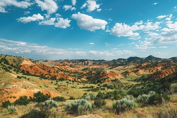 Obraz premium A panoramic view