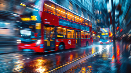 Rush hour in London.