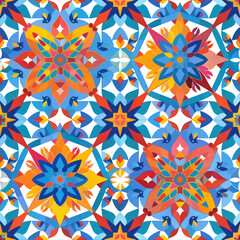 tile pattern, seamless pattern design for fabric print or backgrpind, illustration