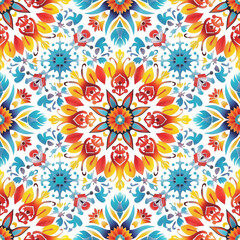 tile pattern, seamless pattern design for fabric print or backgrpind, illustration