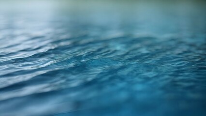 Blue sea water surface texture background. Close up view of blue sea water surface - obrazy, fototapety, plakaty