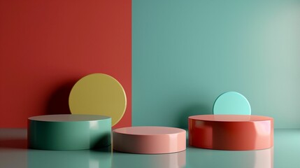 Refined Wooden Display: 3D Rendered Sleek Stand Showcasing Exquisite Wood Patterns for Upscale Product Presentation