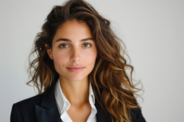 Fototapeta premium Confident Businesswoman in Studio