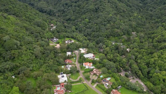 aerial view of san lorenzo in salta, argentina - mar 3th 2024