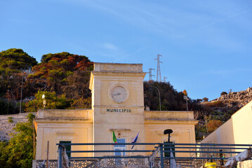 the town hall (municipio) of Santa Cesarea Terme Puglia Italy