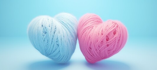 Adorable crocheted heart showcased in a picture, evoking feelings of love and coziness.