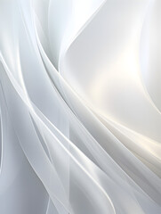 Fototapeta premium Abstract white chrome background