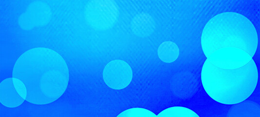 Blue panorama bokeh background. Simple design for banner, poster, events and various design works