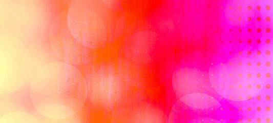 Pink panorama bokeh background. Simple design for banner, poster, events and various design works