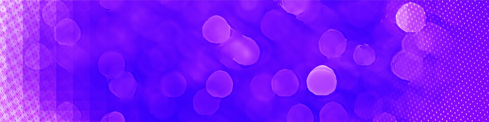 Purple panorama bokeh background. Simple design for banner, poster, events and various design works