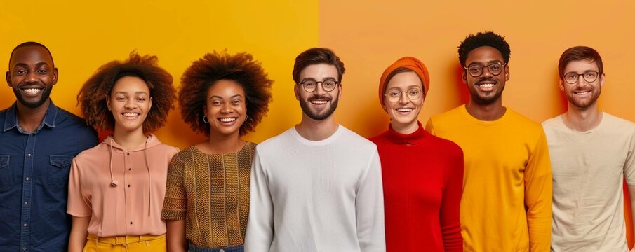 Illustrate the beauty of multiculturalism and inclusivity with images depicting a diverse group of people from different ethnicities and backgrounds, celebrating unity and diversity.