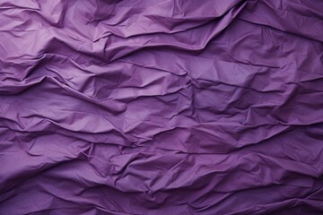 Violet dark wrinkled paper background with frame blank empty with copy space for product design or text copyspace mock-up 