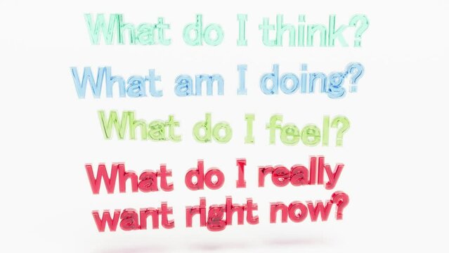Color glass psychological quotes for health mind able to loop endless 4k