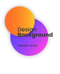 Simple colorful gradient background. Social media template vector illustration.