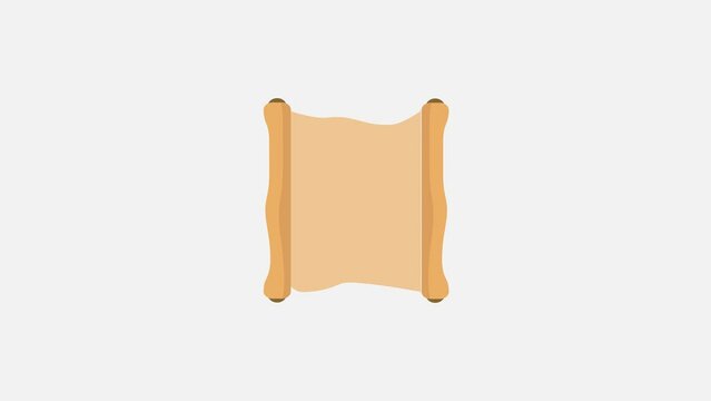 Treasure map icon animation video