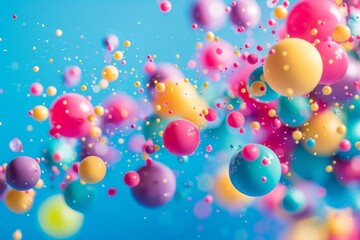 colorful balloons background