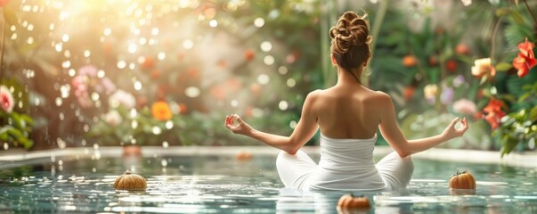 Promote well-being with images of yoga poses, fresh produce, or serene spa settings, emphasizing balance and vitality.