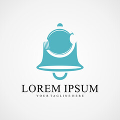 Bell Restaurant Logo Designs template, Notification logo symbol, Logo symbol icon