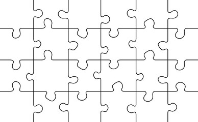 Small jigsaw puzzle grid