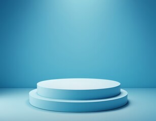 Round pallets in a soothing tone of blue, sometimes with smoke and clouds.