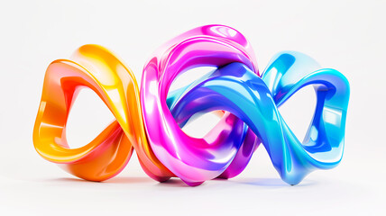 Abstraktes zufälliges geometrisches 3D Hintergrund.