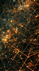 Obraz premium Modern lines abstract connection networking sending and transmitting data lines pattern background.